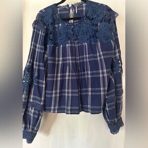 Free People Peasant Top Blouse